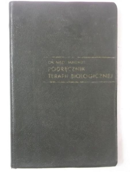 Podręcznik terapii biologicznej, 1939 r.