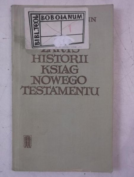 Zarys Historii Ksiąg Nowego Testamentu