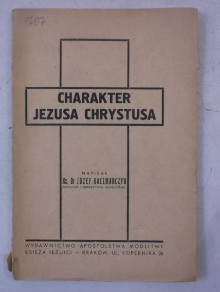 Charakter Jezusa Chrystusa, 1935 r.