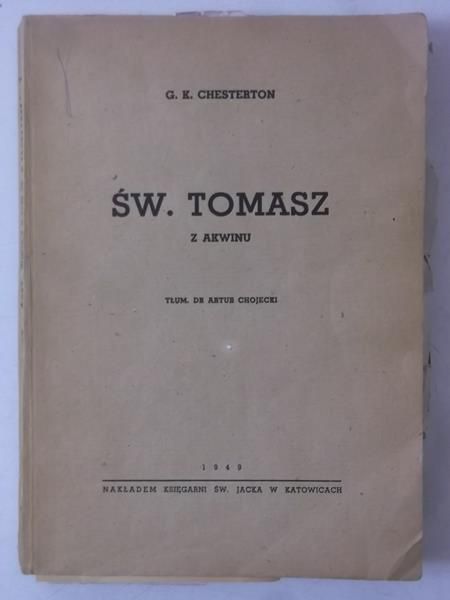 Święty Tomasz z Akwinu, 1949 r.