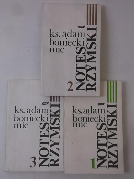 Notes rzymski, Tom I-III
