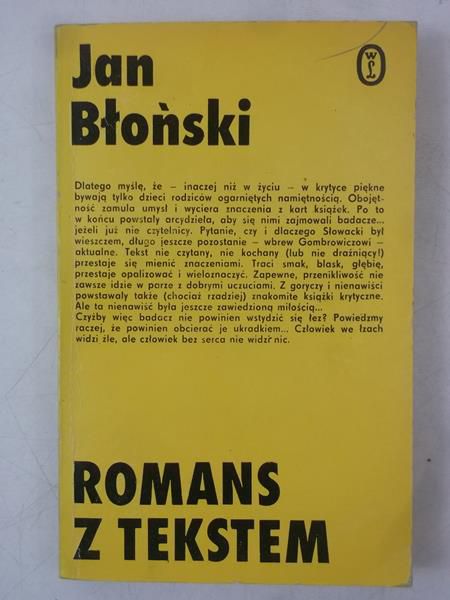 Romans z tekstem