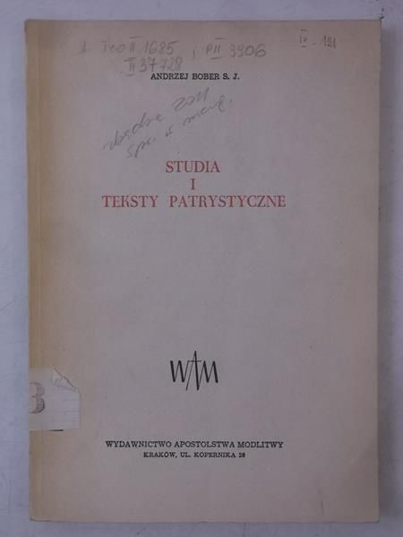 Studia i teksty patrystyczne