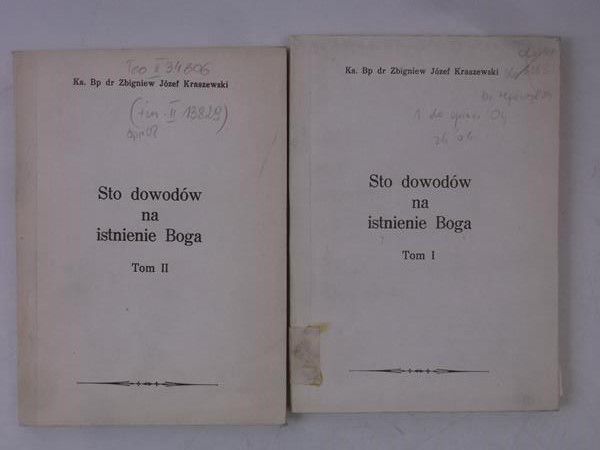 Kraszewski Zbigniew - Sto dowodów na istnienie Boga, Tom I-II