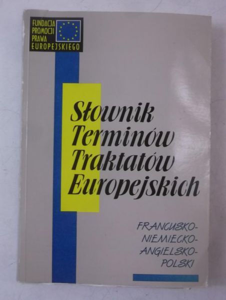 Słownik terminów traktatów europejskich