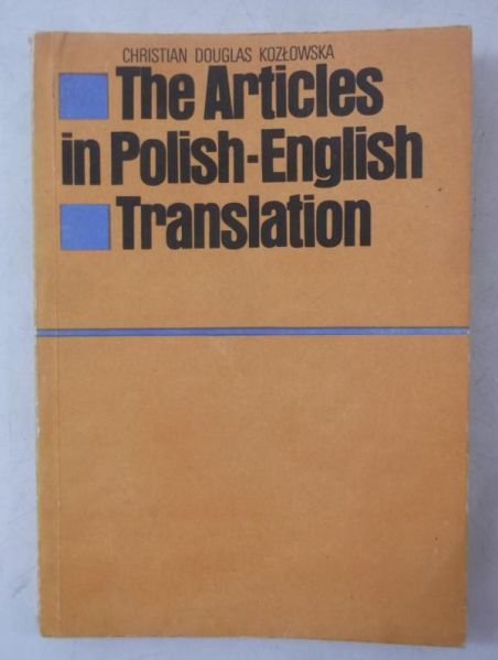The Articles in Polish-English Translation