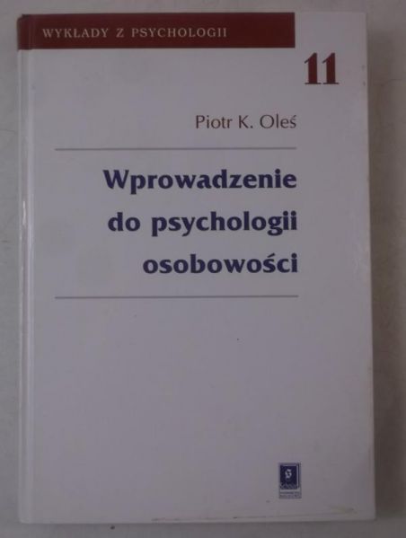 Wprowadzenie do psychologii osobowości