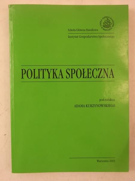 Polityka społeczna