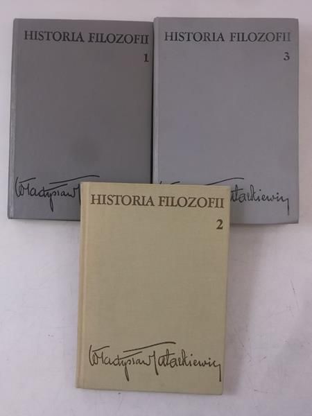 Historia filozofii, Tom I-III