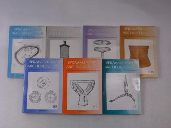 Sprawozdania archeologiczne, 7 tomów