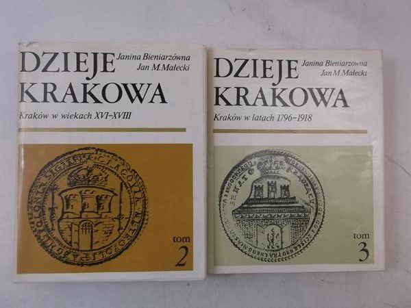 Bieniarzówna Janina - Dzieje Krakowa, Tom II-III