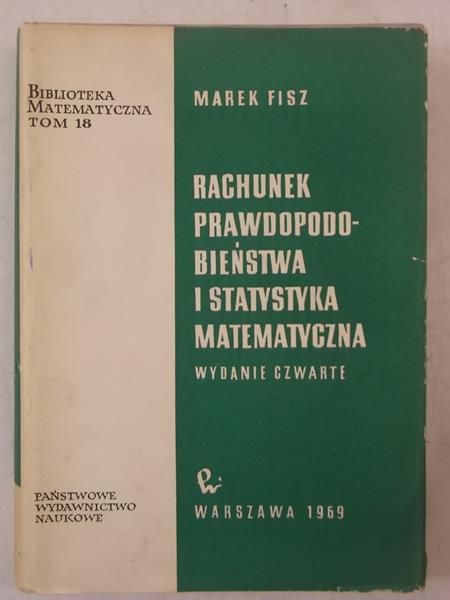 Fisz Marek - Rachunek prawdopodobieństwa i statystyka matematyczna