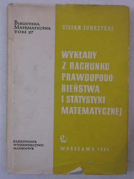 Wykłady z rachunku prawdopodobieństwa i statystyki matematycznej