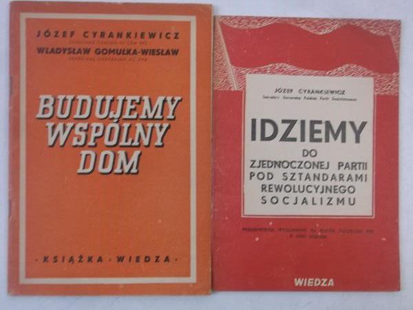 Cyrankiewicz Józef - Zestaw dwóch książek, 1948 r.