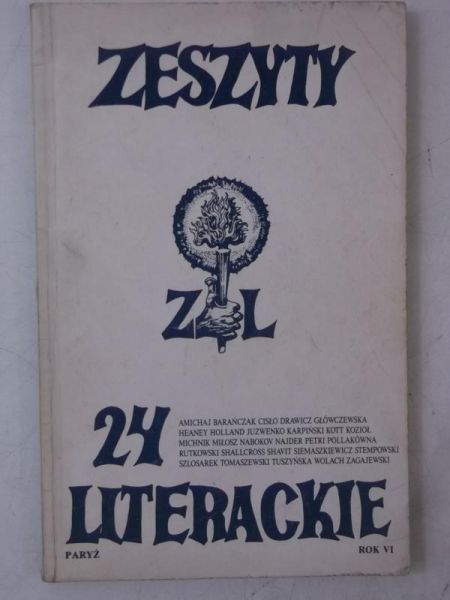 Zeszyty literackie 24 jesień 1988 r.