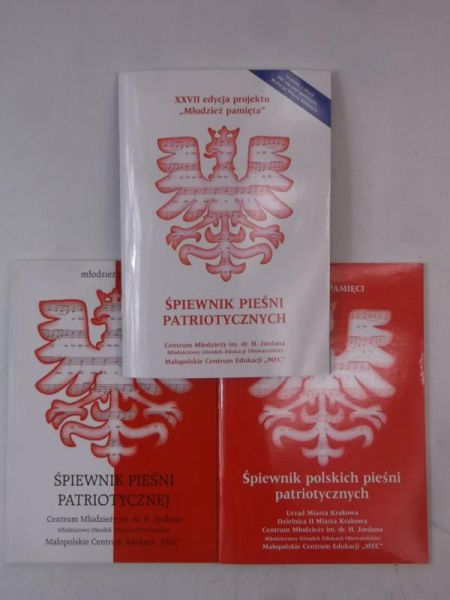 Śpiewnik pieśni patriotycznych, Zestaw 3 książek