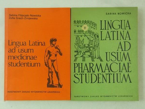 Lingua Latina ad Usum Pharmaciae Studentium, 2 książki