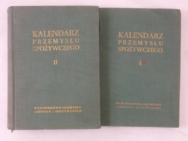 Kalendarz przemysłu spożywczego, Tom I-II