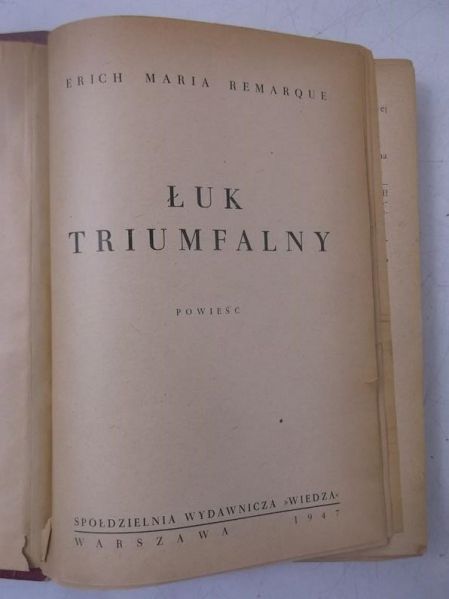 Łuk triumfalny, 1947 r.