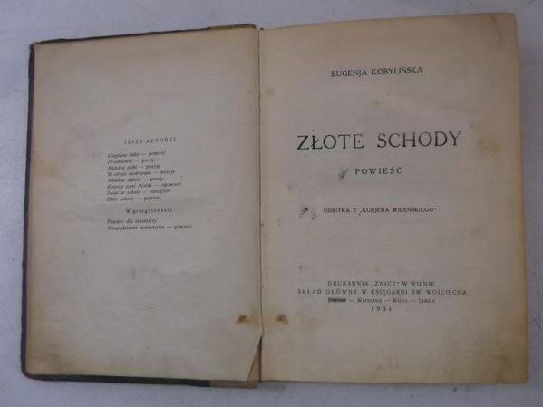 Złote schody, 1934 r.