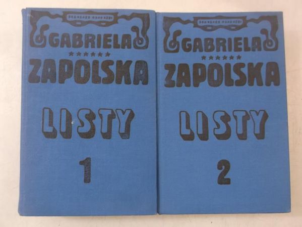 Fik Marta (red.) - Listy Gabrieli Zapolskiej, Tom I i II
