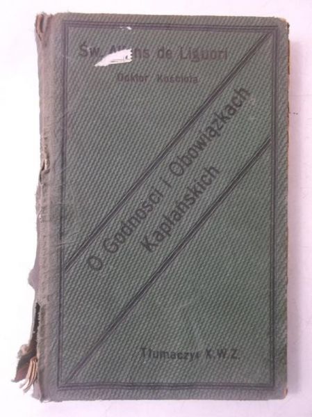 O godności i obowiązkach kapłańskich, 1903 r.