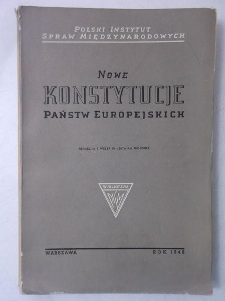 Nowe Konstytucje państw europejskich, 1949 r.
