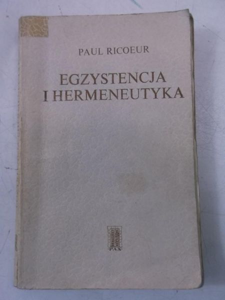 Egzystencja i hermeneutyka