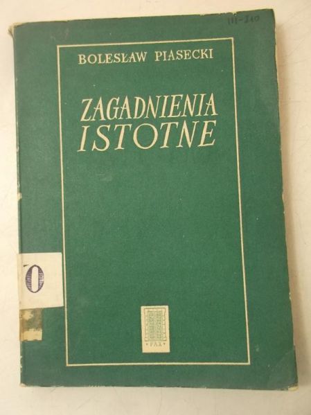 Zagadnienia istotne