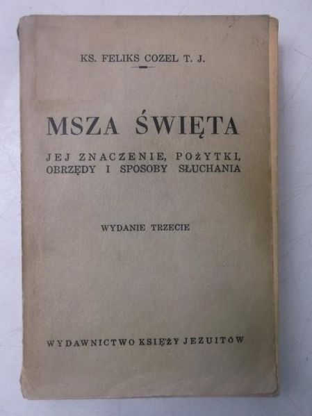 Cozel Feliks - Msza Święta, 1929 r.