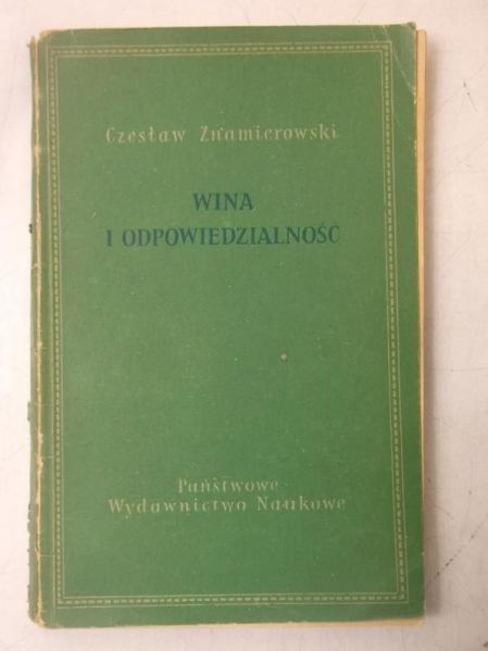 Wina i odpowiedzialność