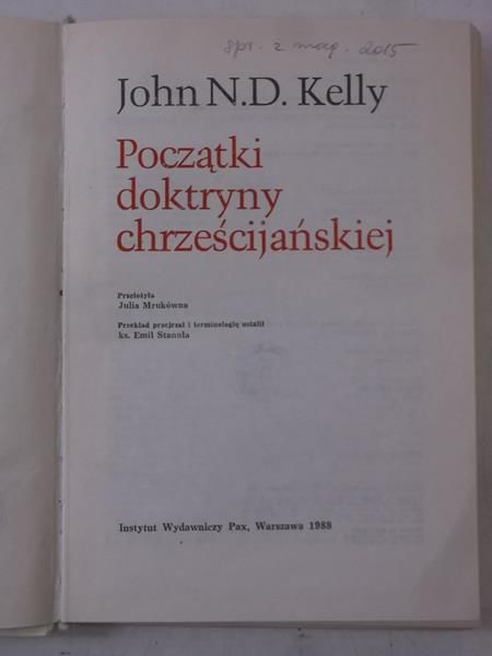 Początki doktryny chrześcijańskiej