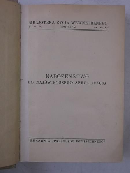 Nabożeństwo do Najśw. Serca Jezusa, 1933 r.