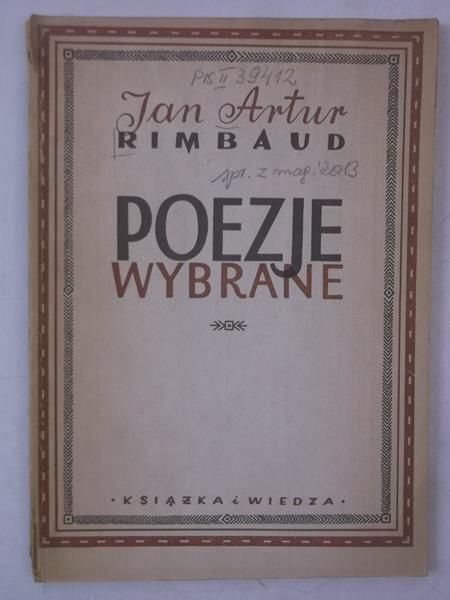 Poezje wybrane, 1947 r.
