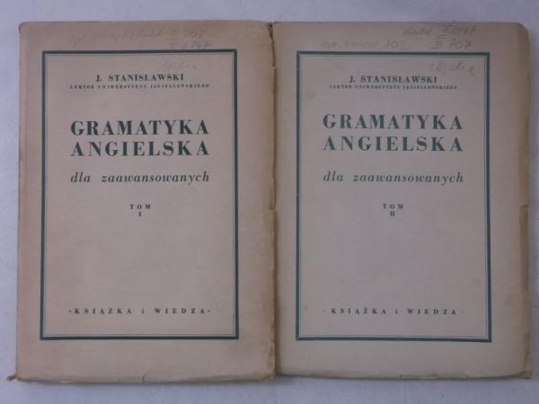 Gramatyka angielska, T. I-II, 1950 r.
