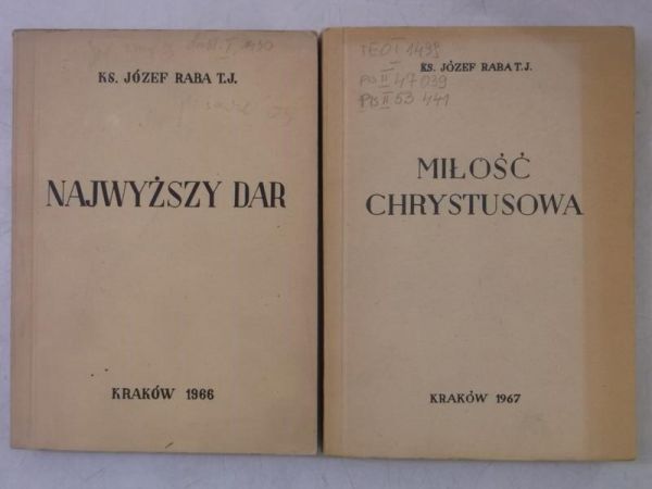 Miłość Chrystusowa / Najwyższy dar