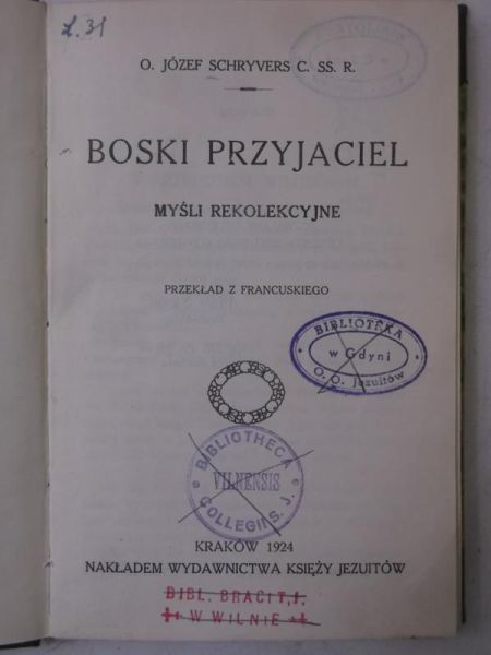 Boski przyjaciel, 1924 r.