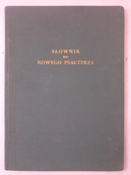 Słownik do nowego psałterza