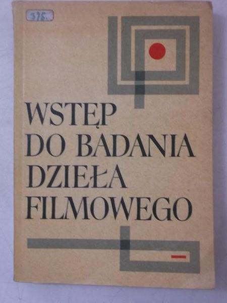 Wstęp do badania dzieła filmowego
