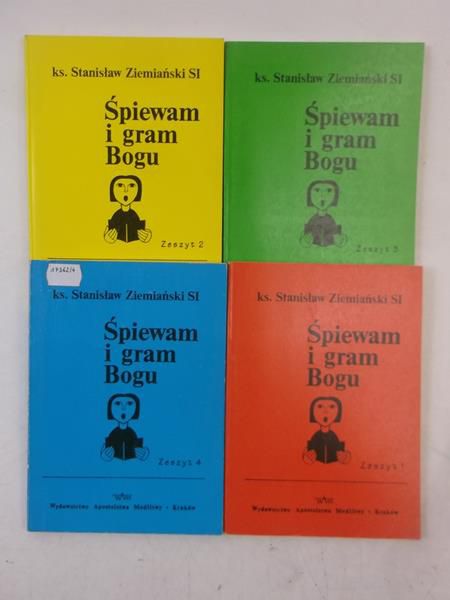 Śpiewam i gram Bogu, 4 zeszyty
