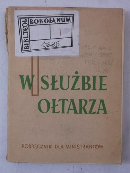 W służbie ołtarza, 1948 r.