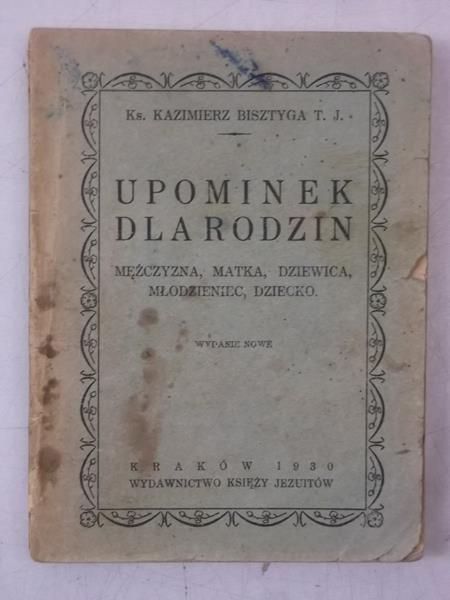 Bisztyga Kazimierz - Upominek dla rodzin, 1930 r.