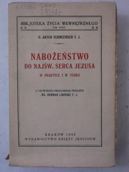 Nabożeństwo do Najśw. Serca Jezusa, 1933 r.
