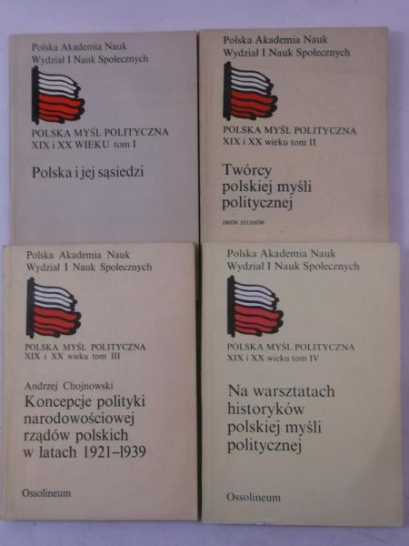 Polska myśl polityczna XIX i XX wieku, tom I-IV