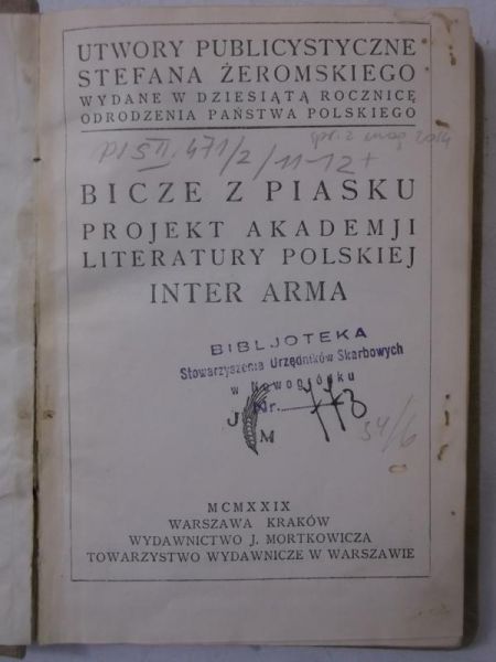 Bicze z Piasku, 1919 r.