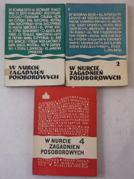 W nurcie zagadnień posoborowych, Tom I, II, IV