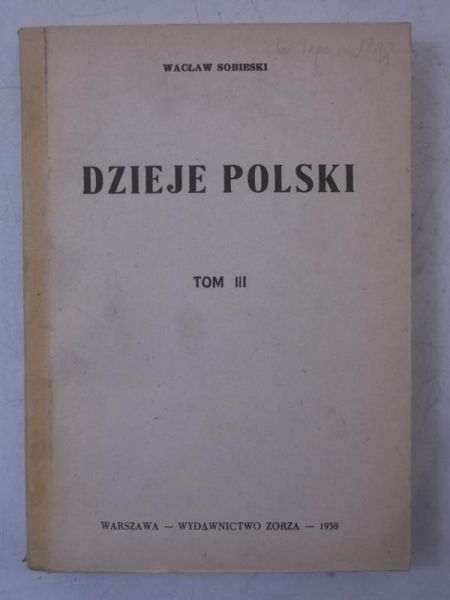 Dzieje Polski, tom III, 1938 r.