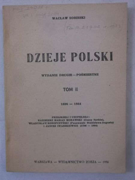 Dzieje Polski, Tom II, 1938 r.