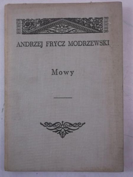 Frycz Modrzewski Andrzej - Mowy