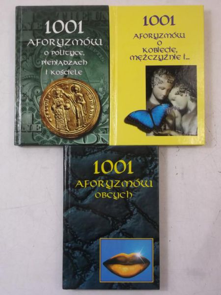 1001 Aforyzmów, 3 książki